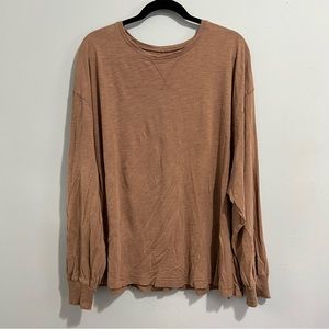 Brown Long Sleeve Shirt